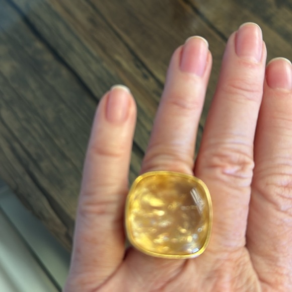 Francesca Romana yellow citrine gold ring - Picture 6 of 6